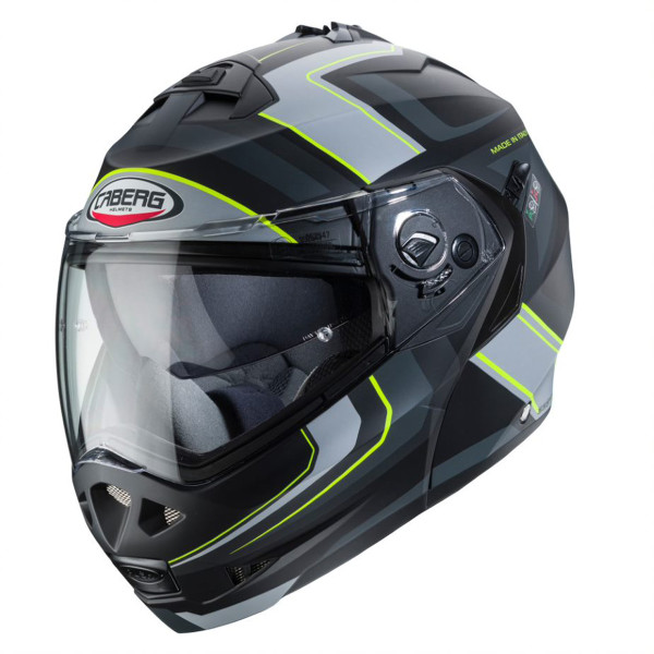 CABERG Caberg Duke II Tour Matt Black/Yellow Flo/Anth/Silver